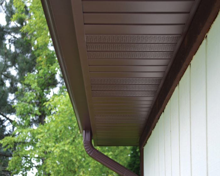 How To Install Soffit On A Home Compressed