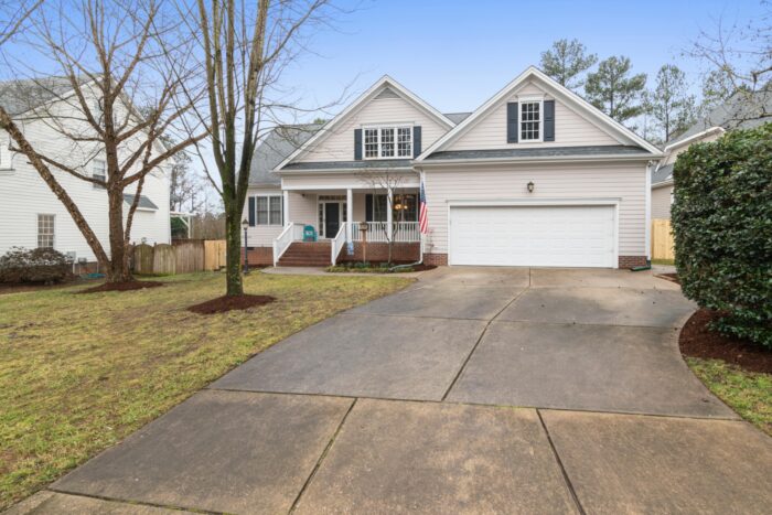 A home has a small side bump-out addition to create more space for the homeowners.