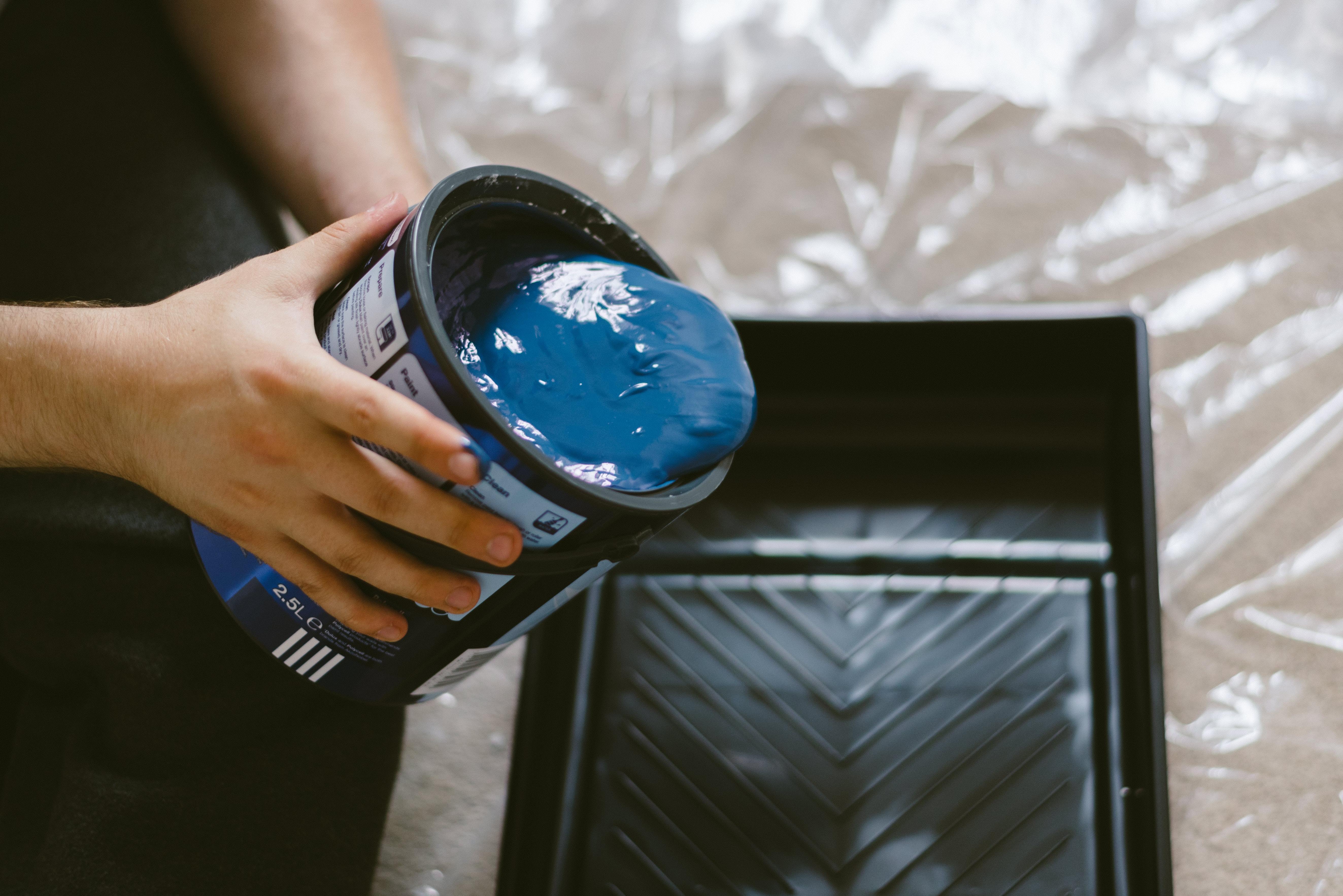 Adult Blue Blue Paint 1166401