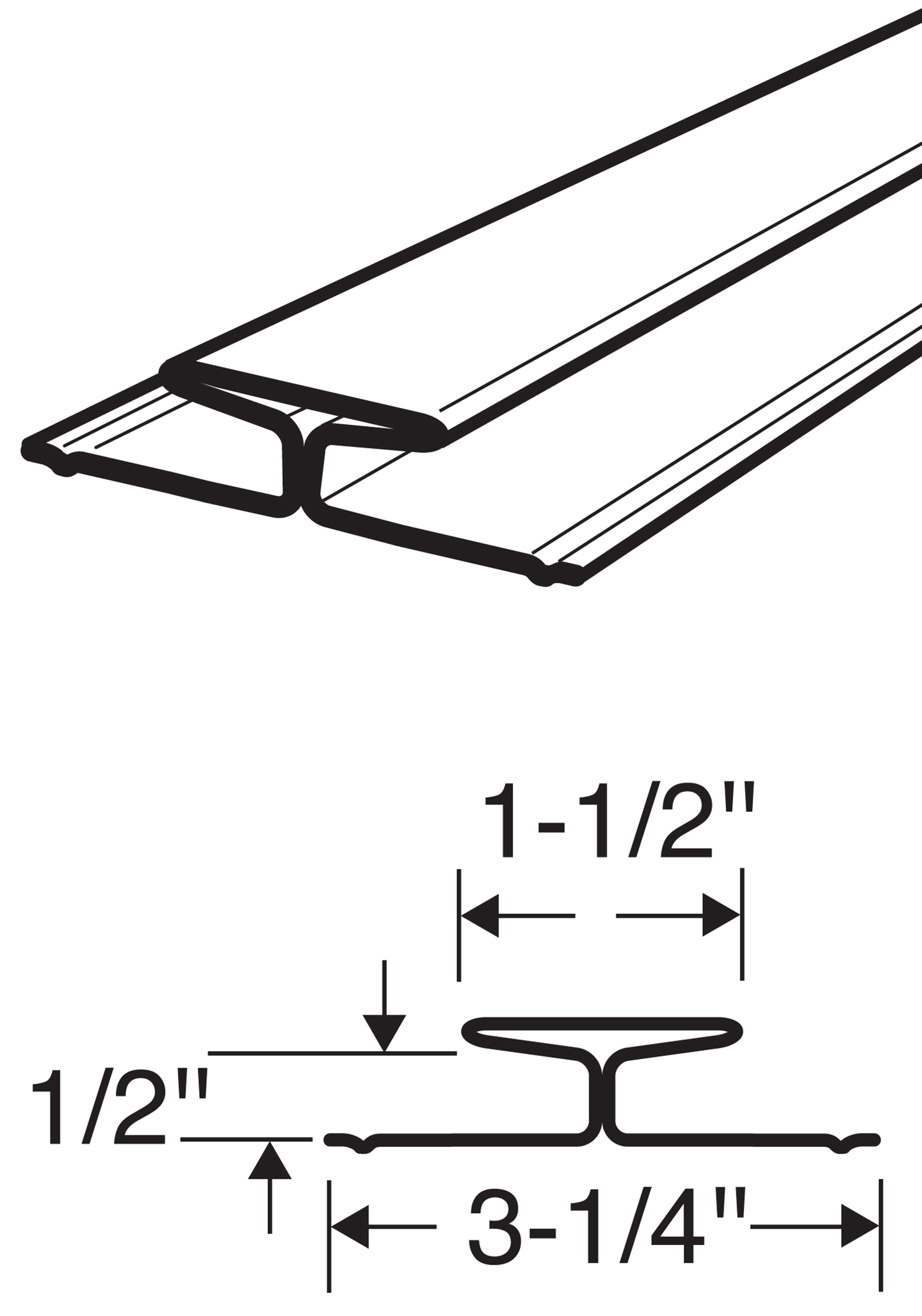 1/2" Miter Divider