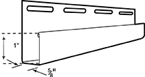 5/8" J Channel