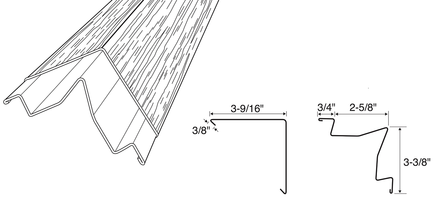 Steel Corner Post Base & Cap for Aurora Steel Siding