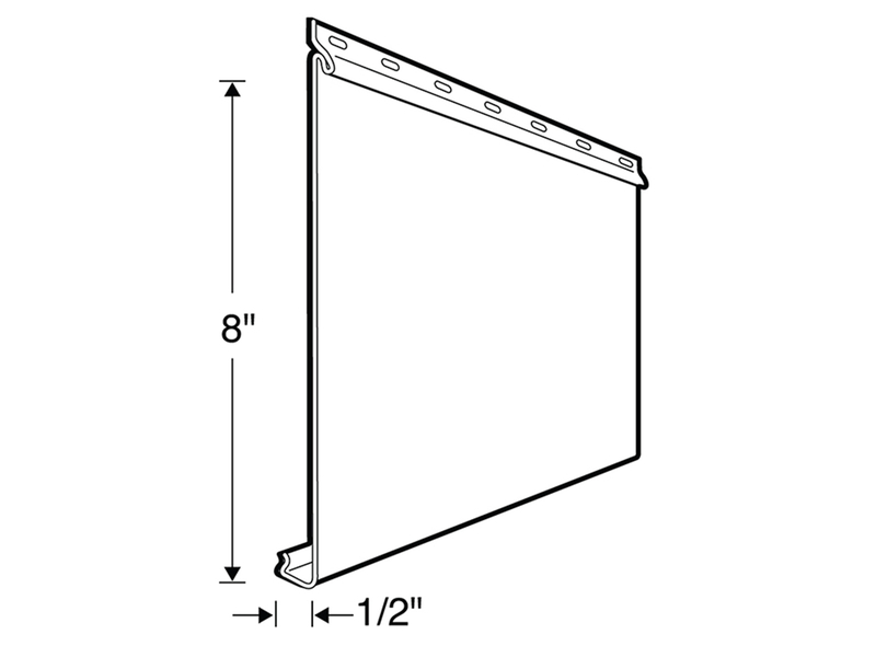 Aluminum Siding | 8 Inch Smooth & Wood Grain | Rollex